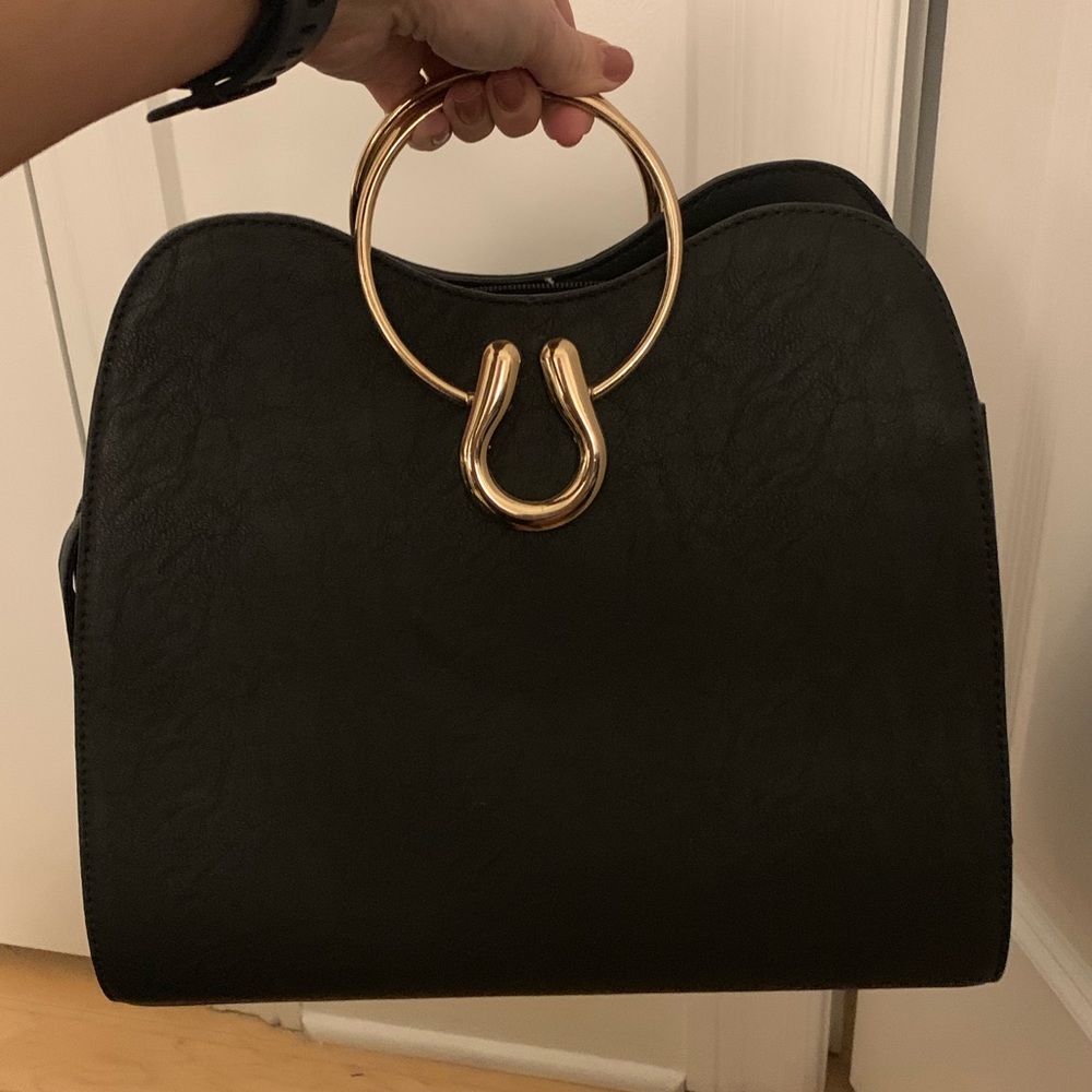 Black & Gold Tote Bag
